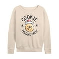 thumbnail image 1 of Disney Winnie The Pooh - Christmas Cookie Testing Crew - Women's Lightweight French Terry Long Sleeve Shirt, 1 of 5