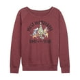 thumbnail image 1 of Disney Winnie The Pooh - Christmas Most Wonderful Time of the Year - Women's Lightweight French Terry Long Sleeve Shirt, 1 of 5