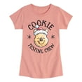 thumbnail image 1 of Disney Winnie The Pooh - Christmas Cookie Testing Crew - Toddler & Youth Girls Short Sleeve Graphic T-Shirt, 1 of 5