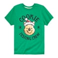 thumbnail image 1 of Disney Winnie The Pooh - Christmas Cookie Testing Crew - Toddler & Youth Short Sleeve Graphic T-Shirt, 1 of 5
