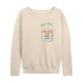thumbnail image 1 of Disney Winnie The Pooh - Dear Santa, I've Been Good - Women's Lightweight French Terry Long Sleeve Shirt, 1 of 5