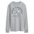 thumbnail image 1 of Disney Winnie The Pooh - Eeyore Winter Is Wonderful Christmas - Men's Long Sleeve T-Shirt, 1 of 5