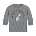 thumbnail image 1 of Disney Winnie The Pooh - Eeyore Winter is Wonderful Christmas - Toddler & Youth Long Sleeve Graphic T-Shirt, 1 of 5