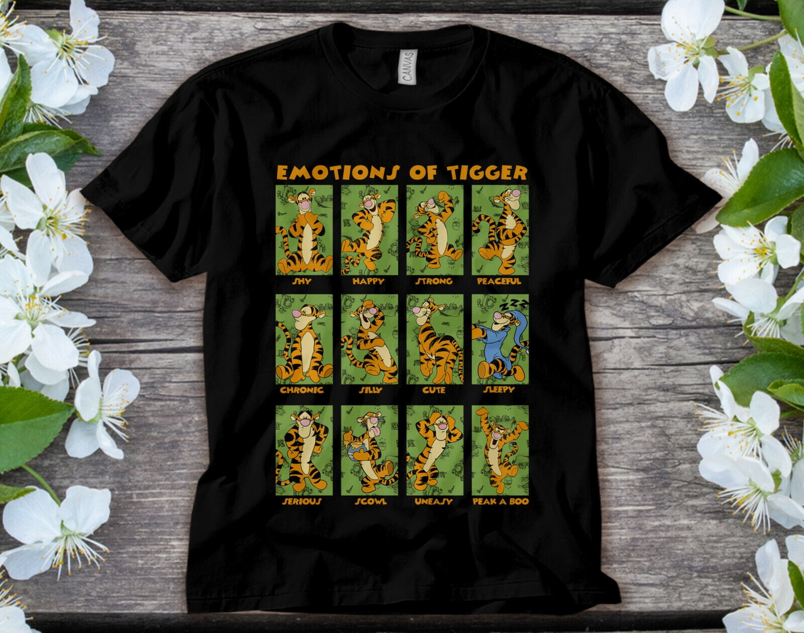 Disney Winnie The Pooh Emotions Of Tigger Unisex Tshirt Unisex Hoodie