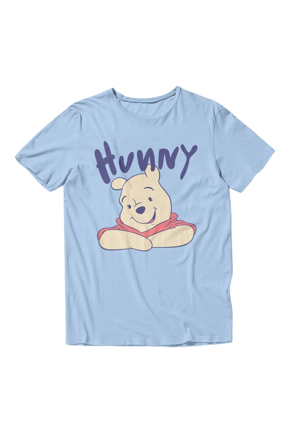 Winnie The Pooh Face Men's T Shirt (Light Blue, S-XXXL)
