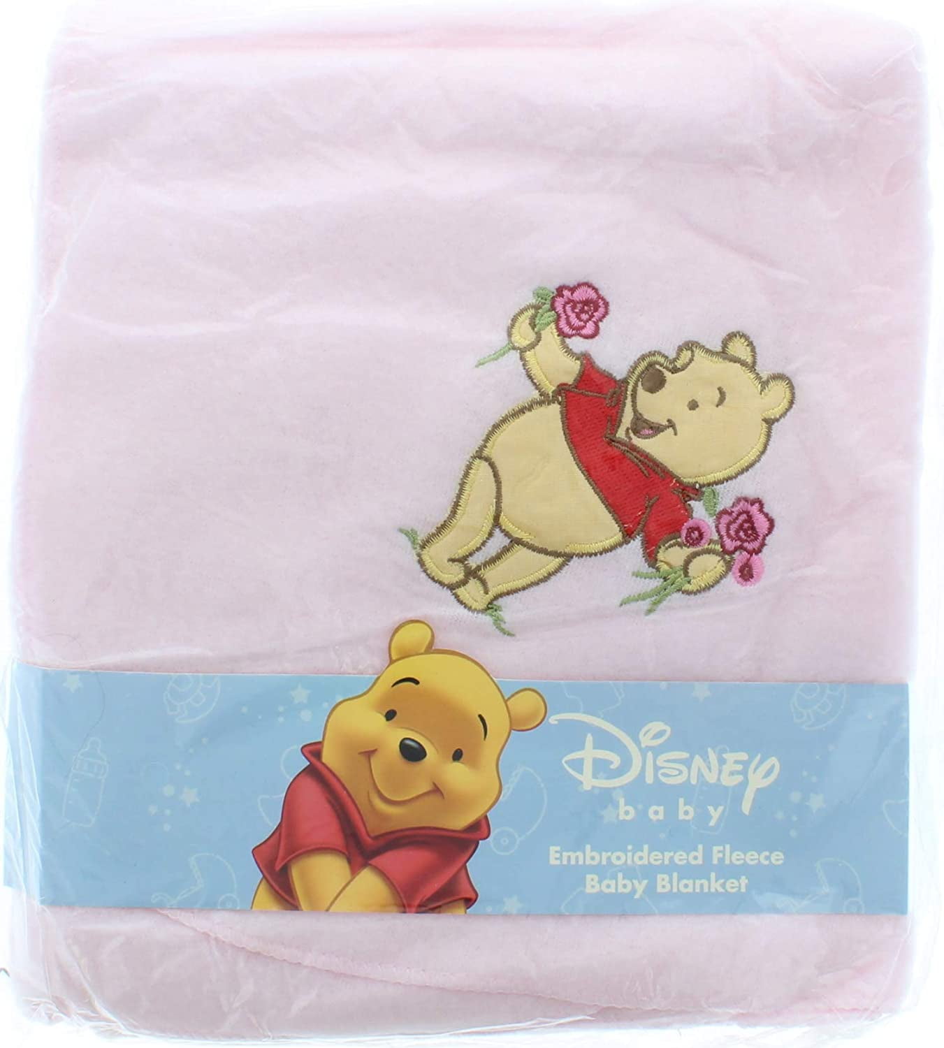 Pink winnie the pooh blanket sale