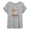thumbnail image 1 of Disney Winnie The Pooh - Full of Christmas Cheer - Juniors Ideal Flowy Muscle T-Shirt, 1 of 5