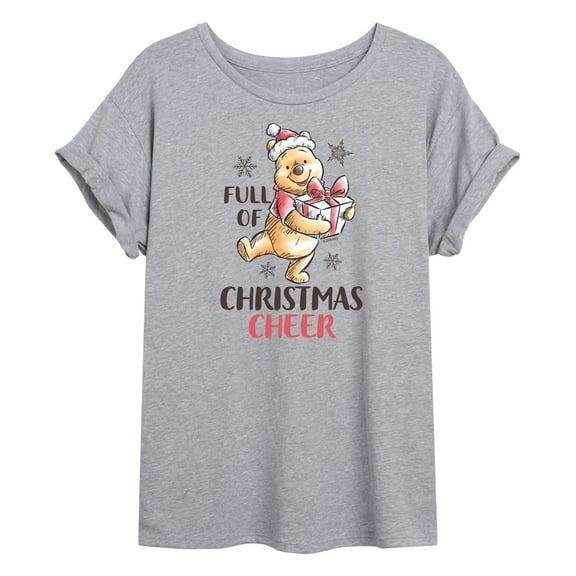 Disney Winnie The Pooh - Full of Christmas Cheer - Women's Oversized T-Shirt
