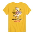 thumbnail image 1 of Disney Winnie The Pooh - Full of Christmas Cheer - Toddler & Youth Short Sleeve Graphic T-Shirt, 1 of 5