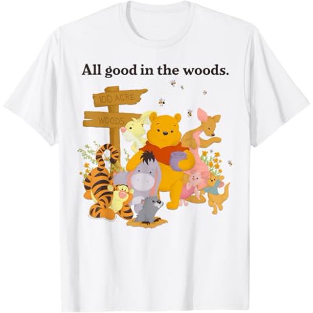 Disney Winnie The Pooh Group Shot All Good In The Woods TShirt