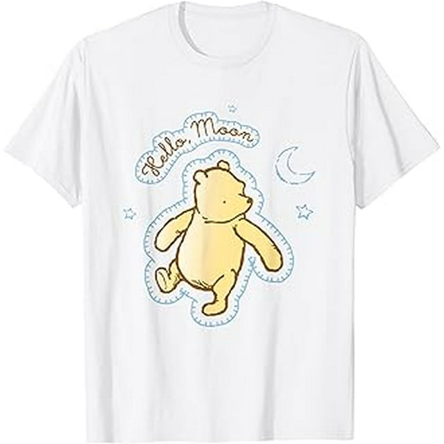 Disney Winnie The Pooh Hello Moon Bedtime Bear T-shirt - Walmart.com