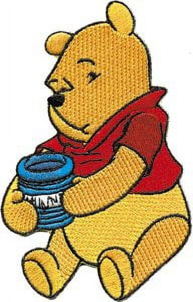 Winnie the Pooh embroidered Iron on patches. NIP Football, Honey or Ice  Skating