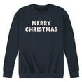 thumbnail image 1 of Disney Winnie The Pooh - Merry Christmas Characters - Men's Crew Neck Fleece Pullover, 1 of 5