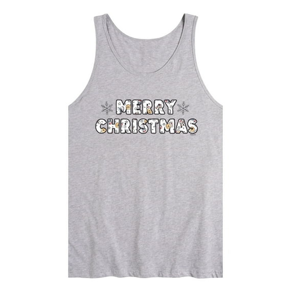 Disney Winnie The Pooh - Merry Christmas Characters - Men's Jersey Tank Top