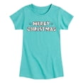 thumbnail image 1 of Disney Winnie The Pooh - Merry Christmas - Toddler & Youth Girls Short Sleeve Graphic T-Shirt, 1 of 5