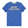thumbnail image 1 of Disney Winnie The Pooh - Merry Christmas - Toddler & Youth Short Sleeve Graphic T-Shirt, 1 of 5