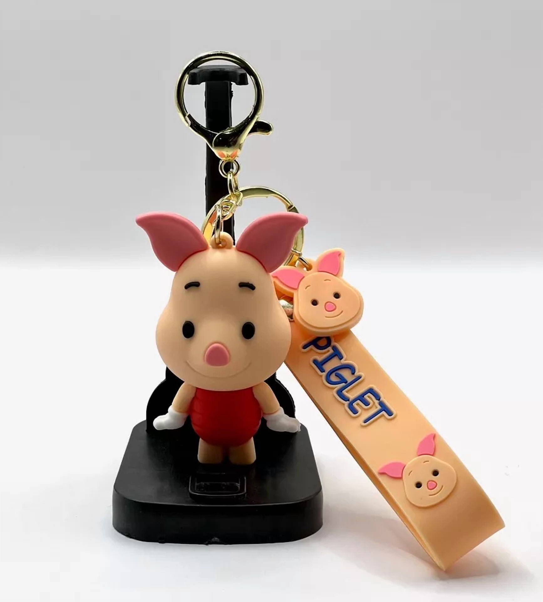 アイドル PENPEN PLUSH KEYRING PVC FIGURE KEYRING Koupen Chan Pink Heart Penguin Plush Mascot Keychain Charm