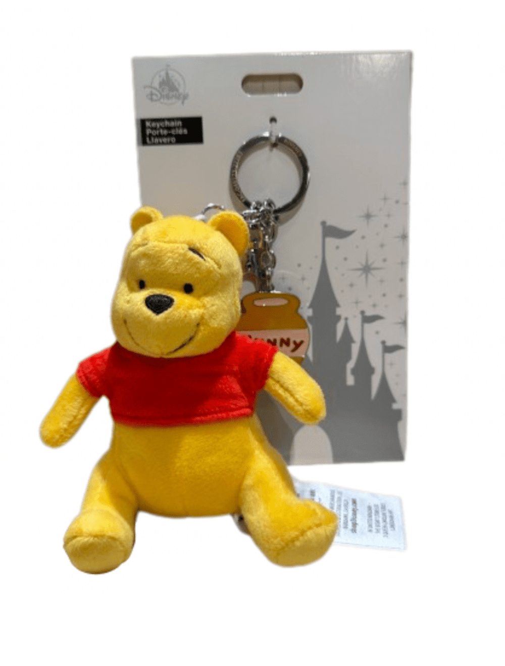 Disney Parks Winnie The Pooh Plush Keychain with Liberia Ubuy