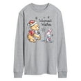 thumbnail image 1 of Disney Winnie The Pooh - Pooh & Piglet Warmest Wishes Christmas - Men's Long Sleeve T-Shirt, 1 of 5