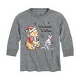 thumbnail image 1 of Disney Winnie The Pooh - Pooh & Piglet Warmest Wishes Christmas - Toddler & Youth Long Sleeve Graphic T-Shirt, 1 of 5