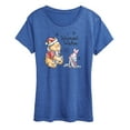 thumbnail image 1 of Disney Winnie The Pooh - Pooh & Piglet Warmest Wishes Christmas - Women's Short Sleeve Graphic T-Shirt, 1 of 4