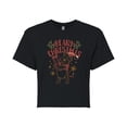 thumbnail image 1 of Disney Winnie The Pooh - Pooh Wishes A Beary Christmas - Juniors Cropped Cotton Blend T-Shirt, 1 of 5