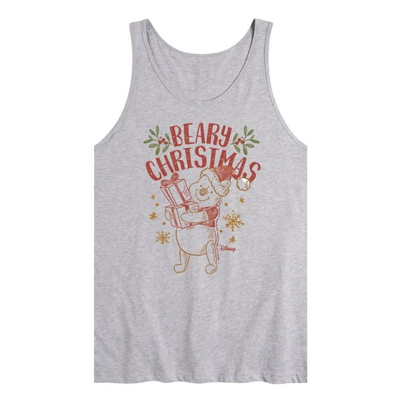 Disney Winnie The Pooh - Pooh Wishes A Beary Christmas - Men's Jersey Tank Top