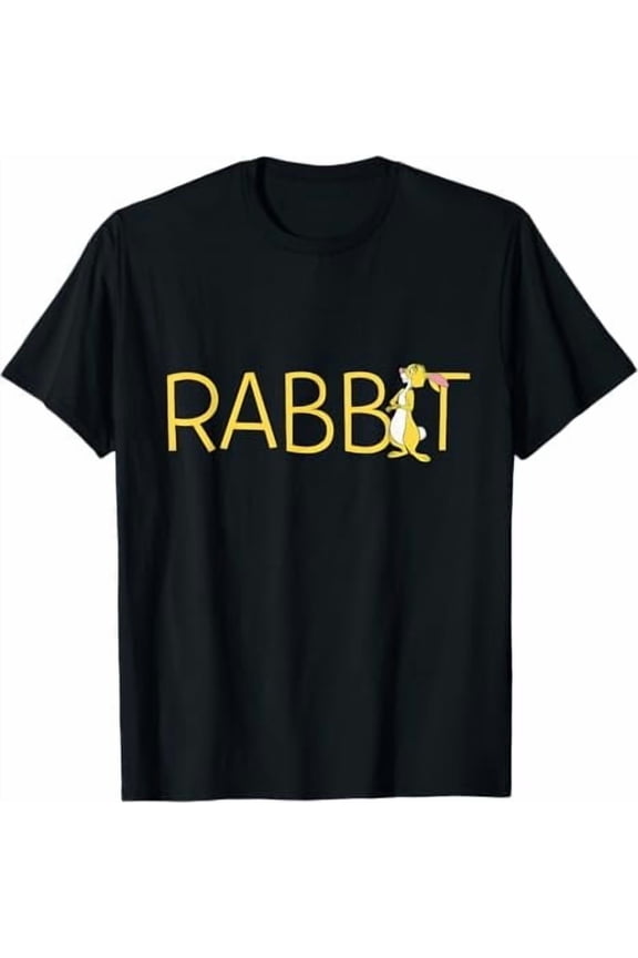 Disney Winnie The Pooh Rabbit Lettering Hundred Acre Wood T-shirt