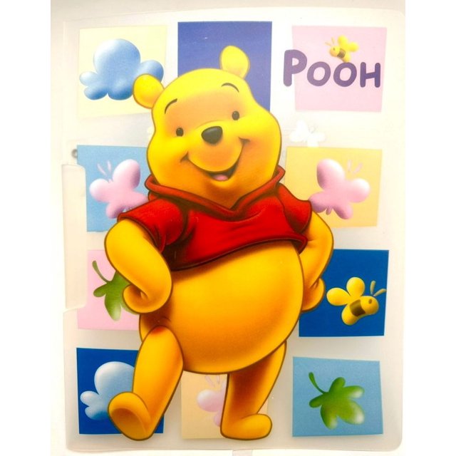 Disney Winnie The Pooh Report Folder Cover with Clip