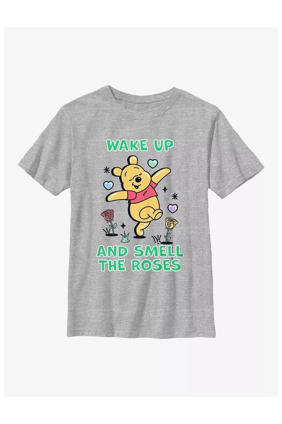 Disney Winnie The Pooh Smell The Roses Spring Floral Botanical T-shirt