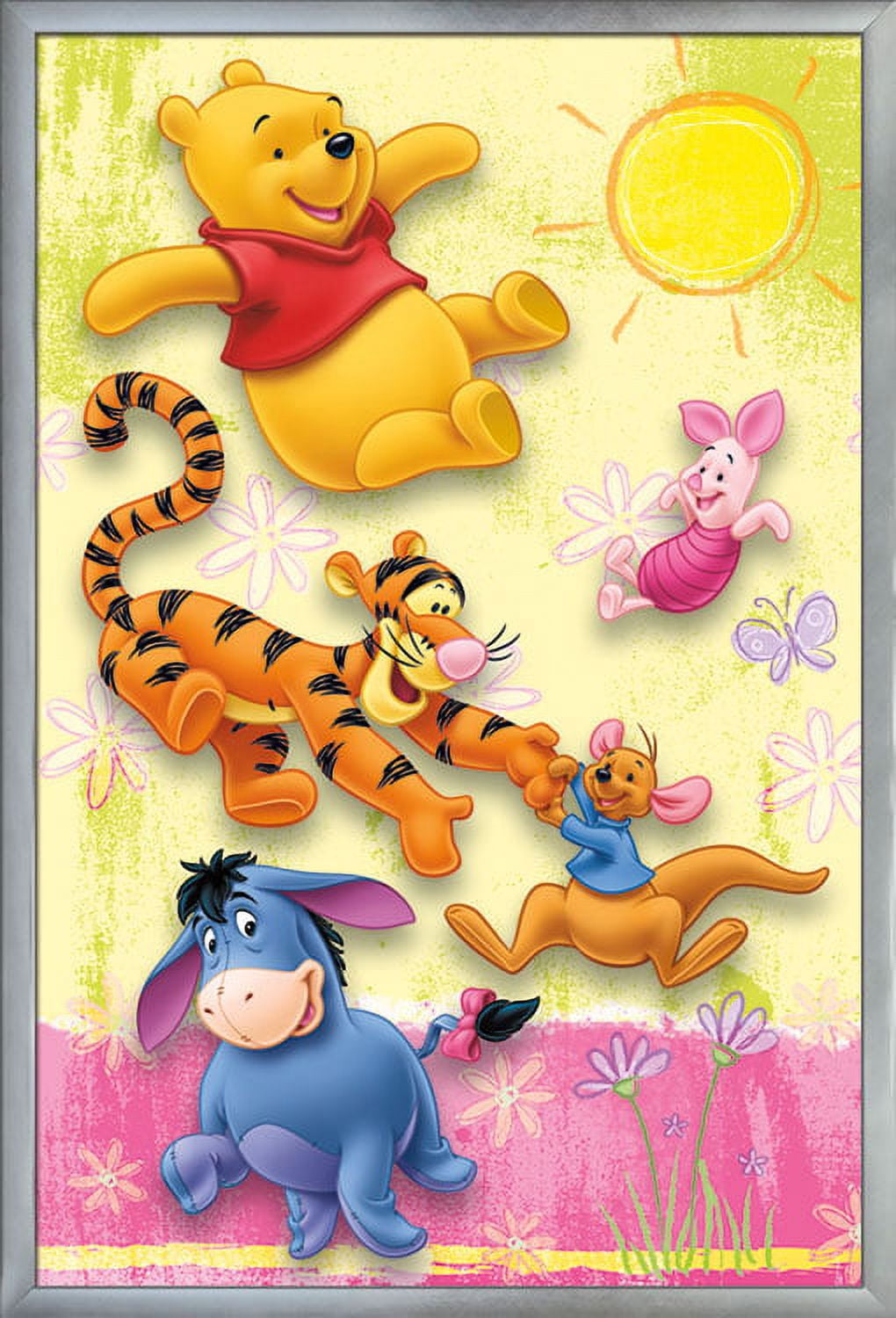 Disney Winnie The Pooh - Sunshine Wall Poster, 22.375" x 34", Framed