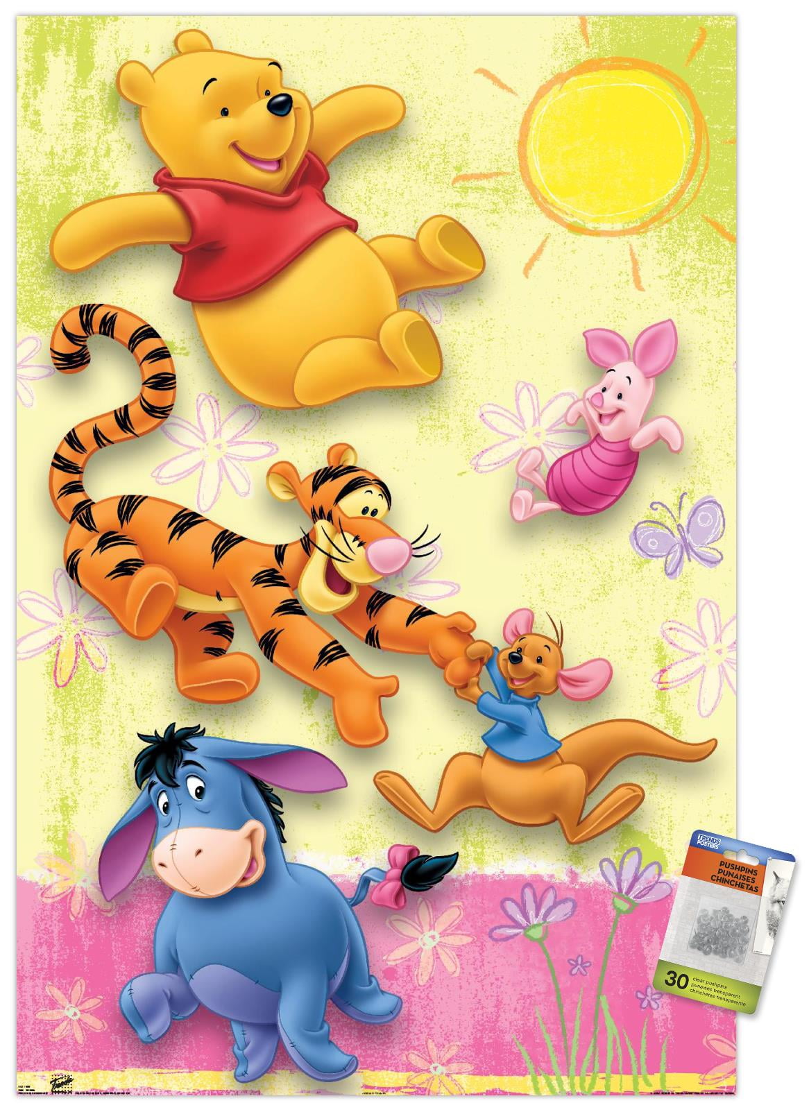 Winnie the Pooh Wall Decal, Winnie the Pooh Wall Art Decal