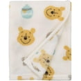 Disney Winnie The Pooh Super Soft Plush Baby Blanket 30" X 36