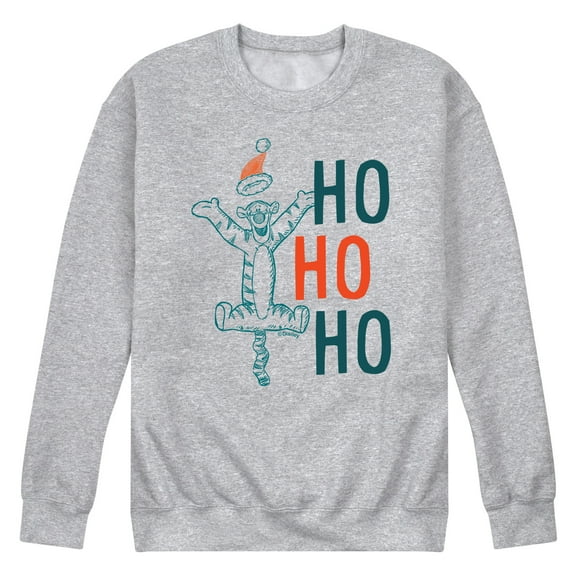 Disney Winnie The Pooh - Tigger - Christmas Ho Ho Ho - Men's Crew Neck Fleece Pullover