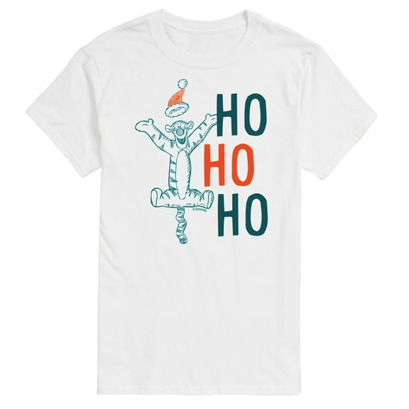 Disney Winnie The Pooh - Tigger Christmas Ho Ho Ho - Men's Short Sleeve Graphic T-Shirt