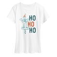thumbnail image 1 of Disney Winnie The Pooh - Tigger Christmas Ho Ho Ho - Women's Short Sleeve Graphic T-Shirt, 1 of 4