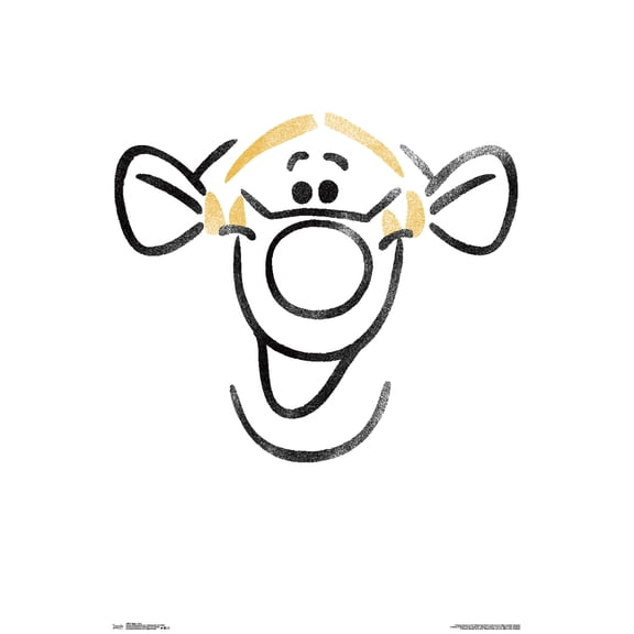 Disney Winnie The Pooh - Tigger - Face Wall Poster, 22.375" x 34"