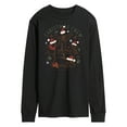 thumbnail image 1 of Disney Winnie The Pooh - Tigger, Pooh, Eeyore, & Piglet Christmas Crew - Men's Long Sleeve T-Shirt, 1 of 5