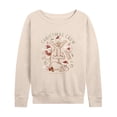 thumbnail image 1 of Disney Winnie The Pooh - Tigger, Pooh, Eeyore, & Piglet Christmas Crew - Women's Lightweight French Terry Long Sleeve Shirt, 1 of 5