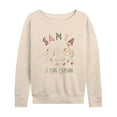 thumbnail image 1 of Disney Winnie The Pooh - Christmas Tigger - Santa, I Can Explain - Women's Lightweight French Terry Long Sleeve Shirt, 1 of 5