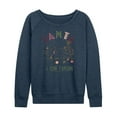 thumbnail image 1 of Disney Winnie The Pooh - Christmas Tigger - Santa, I Can Explain - Women's Lightweight French Terry Long Sleeve Shirt, 1 of 5