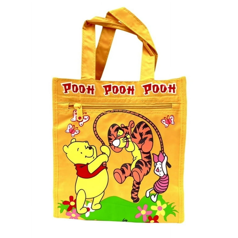 Disney Winnie The Pooh Tigger and Piglet Nylon Tote Handbag
