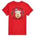 thumbnail image 1 of Disney Winnie The Pooh - Tis The Season To Be Jolly Christmas - Men's Short Sleeve Graphic T-Shirt, 1 of 5
