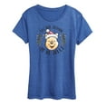 thumbnail image 1 of Disney Winnie The Pooh - Tis The Season To Be Jolly Christmas - Women's Short Sleeve Graphic T-Shirt, 1 of 4