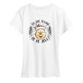 thumbnail image 1 of Disney Winnie The Pooh - Tis The Season To Be Jolly Christmas - Women's Short Sleeve Graphic T-Shirt, 1 of 4