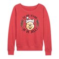 thumbnail image 1 of Disney Winnie The Pooh - Tis The Season To Be Jolly - Women's Lightweight French Terry Pullover, 1 of 5