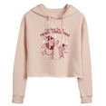 thumbnail image 1 of Disney Winnie The Pooh - Wishing For A Merry Christmas - Juniors Cropped Pullover Hoodie, 1 of 5