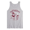 thumbnail image 1 of Disney Winnie The Pooh - Wishing For A Merry Christmas - Men's Jersey Tank Top, 1 of 4