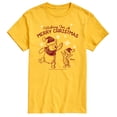 thumbnail image 1 of Disney Winnie The Pooh - Wishing For A Merry Christmas - Men's Short Sleeve Graphic T-Shirt, 1 of 5