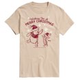 thumbnail image 1 of Disney Winnie The Pooh - Wishing For A Merry Christmas - Men's Short Sleeve Graphic T-Shirt, 1 of 5